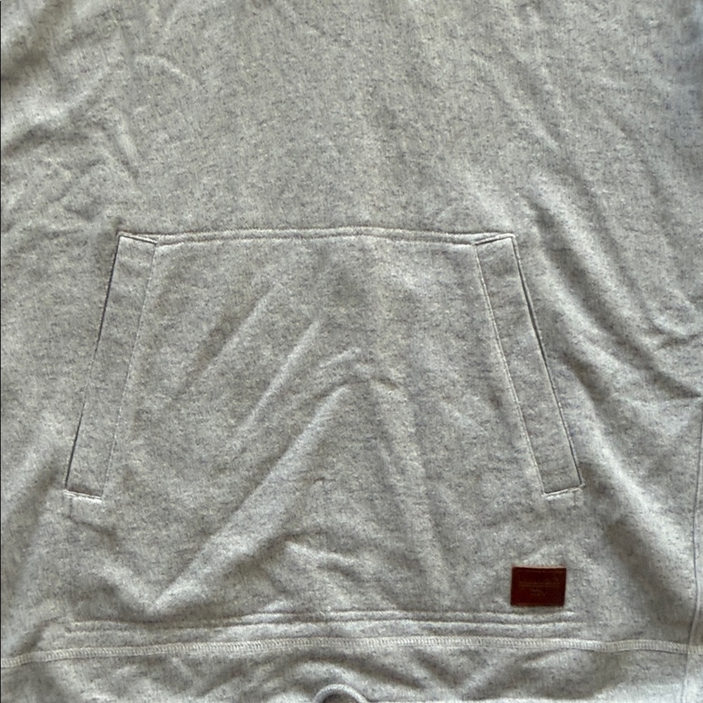 Billabong Heather Gray Sherpa-Lined Hooded Pullover - Picture 4 of 11